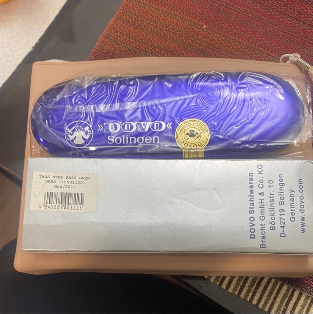 DOVO Solingen Blue Straight Razor